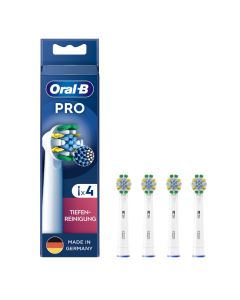 Oral-B Pro FlossAction tannbørstehoder 4 stk - Hvit