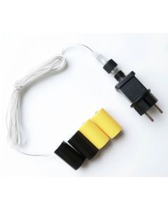 C-batteriadapter - bytt ut 2-3 C-batterier med strøm