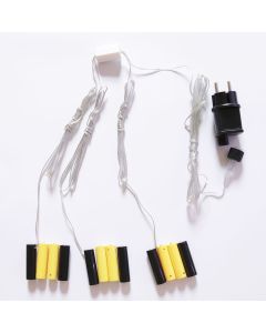 AA-batteriadapter 3-pk - erstatter opptil 9 AA-batterier