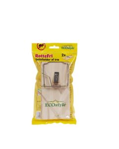 Rottefelle av tre - 2 stk