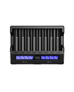 Xtar VC8S lader for 8 Li-ion- og NiMH-batterier