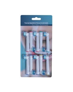 Tandbørstehoveder til eks. Oral-b Vitality, Pro mfl. 10 stk.