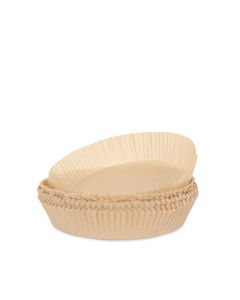 Airfryer papirformer ubleket, runde Ø20x4,5 cm - 100 stk.