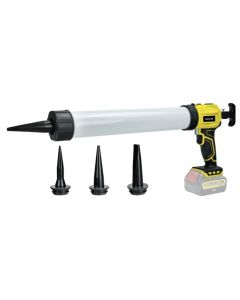 Tetningssprøyte for DeWalt 18V batteri uten batteri og lader - 600 ml (Mykt lim)