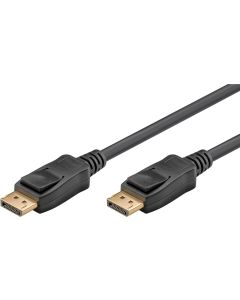 Goobay DisplayPort 2.0/2.1-kabel, 54 Gbit/s (8K/60 Hz) - 1 m