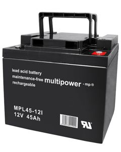 Multipower MPL45-12I blybatteri med lang levetid 12V - 45Ah