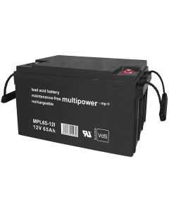 Multipower MPL65-12I blybatteri med lang levetid 12V - 65Ah