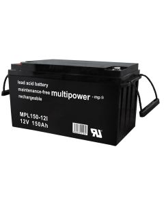 Multipower MPL150-12I blybatteri med lang levetid 12V - 150Ah