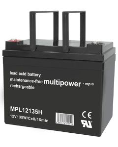 Multipower MPL12135H høyhastighets blybatteri 12V - 36Ah