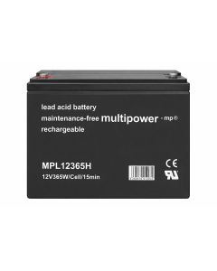 Multipower MPL12365H høyhastighets blybatteri 12V - 95Ah