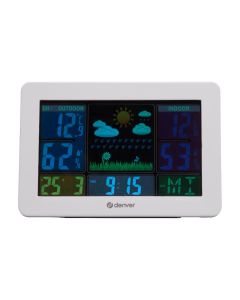 Denver WS-540W værstasjon med innendørs/utendørs temperatur