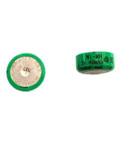 Oppladbar 1,2 V Ni-MH knappcellebatteri, 40 mAh