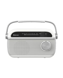 Denver TRB-67W FM/Bluetooth-radio – Hvit