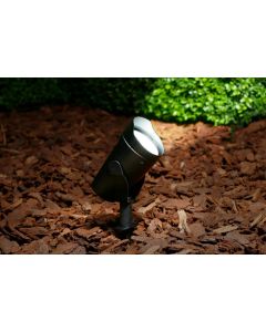 Grundig solcelle spotlight med spyd