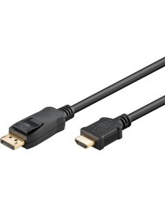 Goobay DisplayPort til HDMI-kabel, 4K/60 Hz – 1 m