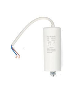 Kondensator CBB60 20 µF 450 V med kabel