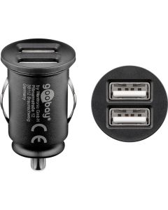 Goobay dobbel USB-billader 15,5 W (3,1 A)