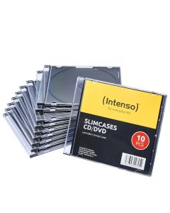 Intenso tomme, slanke CD/DVD-omslag – 10 stk.