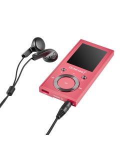 Intenso® MP3-spiller 64 GB BT med skjerm og hodetelefoner – Rosa