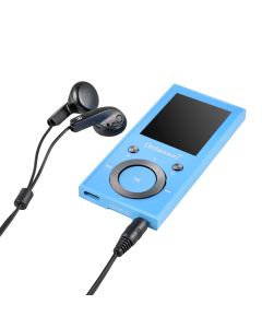 Intenso® MP3-spiller 64 GB BT med skjerm og hodetelefoner – Blå