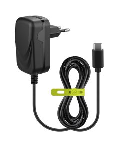 Goobay 15 W USB-C-lader med fast kabel, 1,5 m