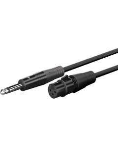 Goobay XLR-hunn til Jack-hann-kabel – 5 m