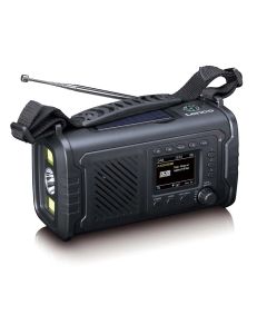 Lenco nødradio med 10 000 mAh batteri, DAB+/FM, ASA og powerbank