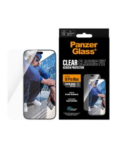PanzerGlass® Skjermbeskyttelse Apple iPhone 18 Pro Max | Classic Fit