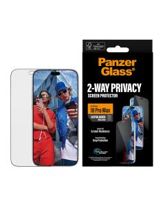 PanzerGlass® 2-Way Privacy skjermbeskyttelse til Apple iPhone 18 Pro Max