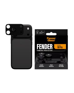 PanzerGlass® Fender kamerabeskyttelse til Apple iPhone 18 Pro