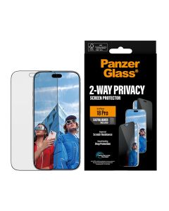 PanzerGlass® 2-Way Privacy skjermbeskyttelse til Apple iPhone 18 Pro