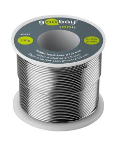 Goobay blyfri loddetinn, diameter 1,0 mm – 250 g
