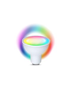 Denver SHL-450 GU10 LED-smartpære, RGB, 5 W, 2700 K, Wi-Fi
