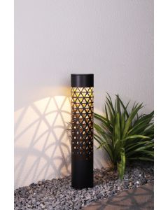 Solcelledrevet hagelampe, Ø 8 cm, 40 cm