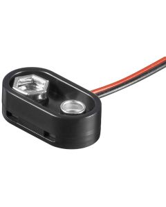 1x 9V Block Batteriholder