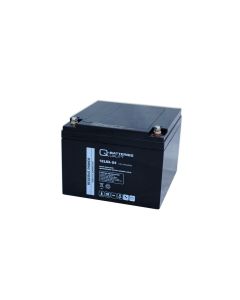 Q-Batteries 12LSX-24 12V 24Ah 10-års AGM batteri