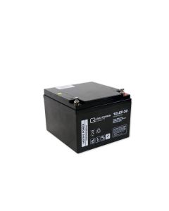 Q-Batteries 12LCP-30 12V 30Ah Deep Cycle AGM Forbruksbatteri