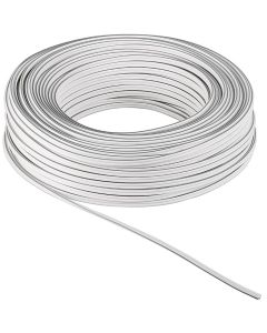 Høyttalerkabel hvit CU 25m
