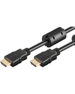 HDMI -> HDMI Highspeed med Ethernet (1,0m)