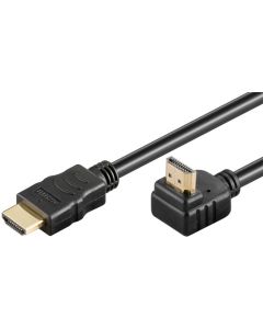 HDMI - HDMI 1 Meter High Speed Full HD Med Ethernet (90° vinkel)