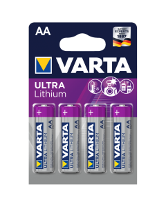 Varta Ultra Lithium AA / Mignon 4 stk. Batterier