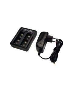 9V iPowerUS Fast Smart Charger Lader 4x9V