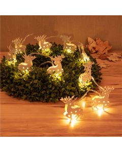 Goobay lyskæde "Reinsdyr" med 10 LED lys hvid