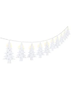 Goobay lyskæde "Juletræer" med 10 LED lys hvid