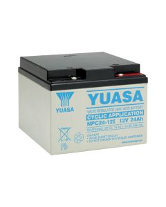 Yuasa NPC24-12 - 12V - 24Ah (M5) Cyklisk