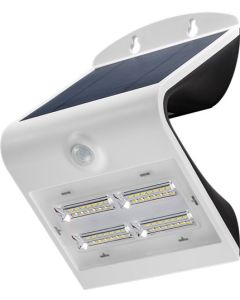 LED solcellelys til vegg, inkl. bevegelsessensorvægelsessensor, 3,2W Belysningsløsning til inngang, carport, gangarealer og trapper