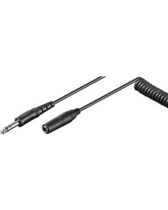 6,35mm jack forlengerkabel 5m