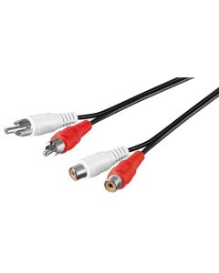 Stereo Audio forlengerkabel 1,5m