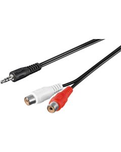 3,5mm 2x RCA adapter kabel 1,5m