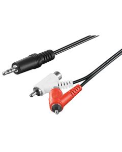 3,5mm 2x RCA adapter kabel 1,5m
